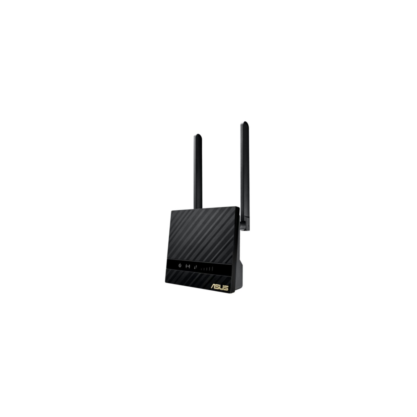 Asus Wireless Router 4G-N16 - 90IG07E0-MO3H00 - Black, 128 MB mem, 2x external antennas, 2.4 GHz, Wi‑Fi 4, 300 Mbit/s, SIM slot