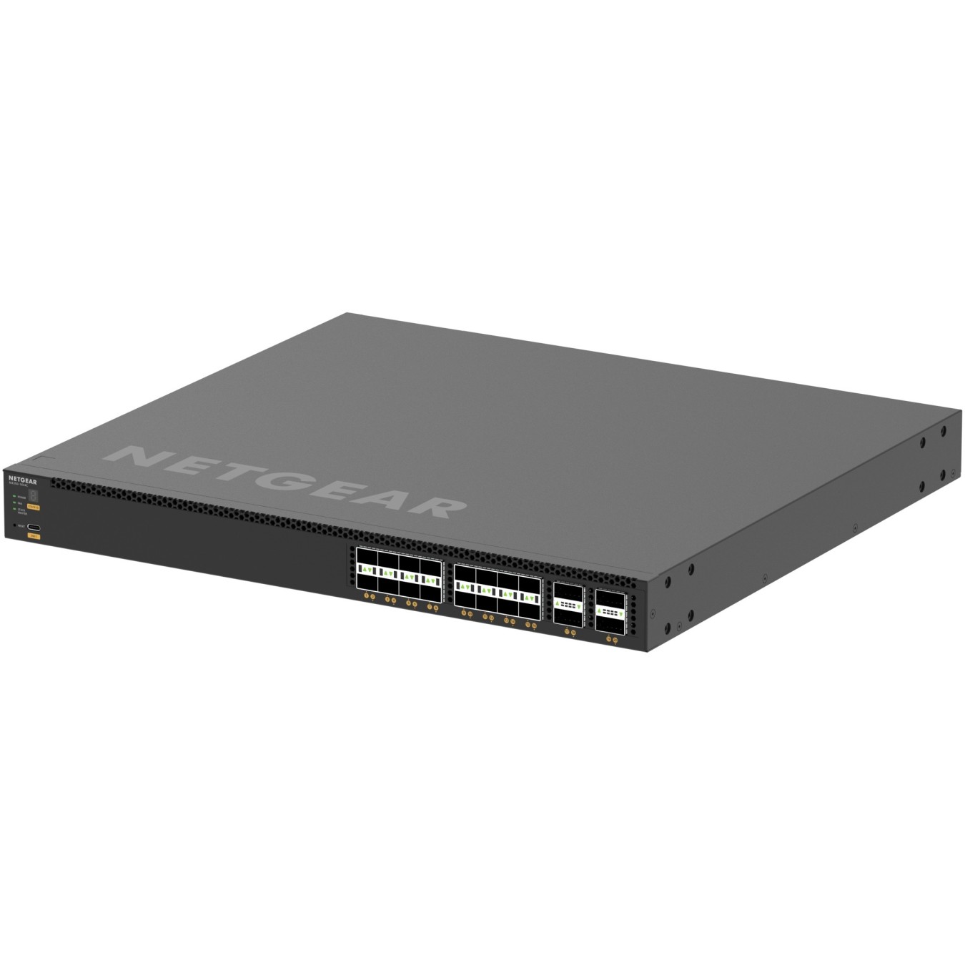 Netgear M4350-16V4C - 24-Port 25G Managed Switch - Black DDR4-SDRAM 4096 MB, 1.8 GHz ARM Cortex-A57