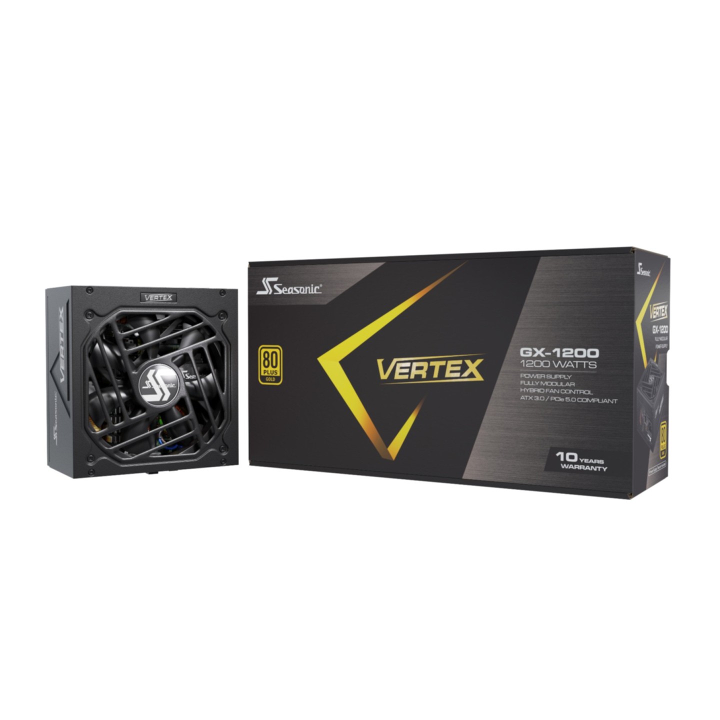 Seasonic Vertex GX-1200 1200W 80+ Gold Fully Modular ATX 3.0 Power Supply - Black (Boxed) — Buy in Cyprus with Fast Delivery