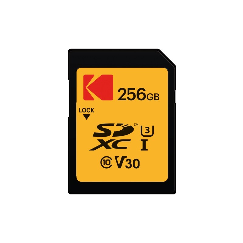 Buy Kodak Card SDXC 256GB UHS-I U3 V30 Ultra - EKMSD256GXC10HPRK - SDXC, Read 10... in Cyprus, Nicosia, Limassol, Larnaka, Pafos