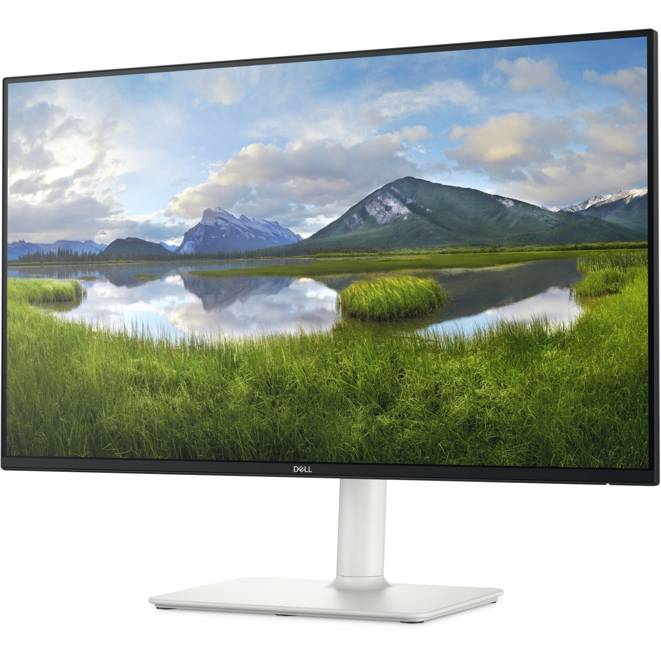 Dell S2725HS - 27 inch IPS Full HD monitor - 2x HDMI, 2x5W speakers, Height-adjustable lift, Ash White