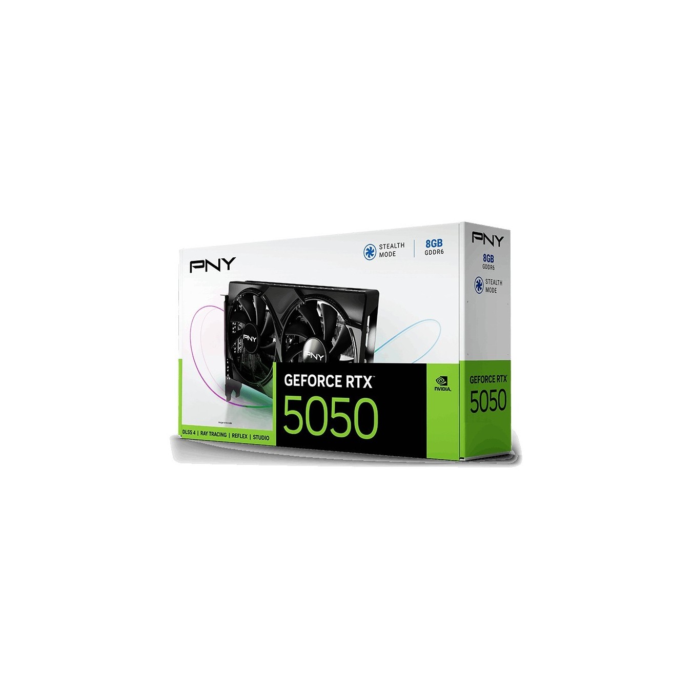 RTX 5050 8GB PNY Dual Fan GDDR6 - RTX 5050 - Black, 8 GB GDDR6, 2317-2572 MHz, PCIe x8 5.0 — Buy in Cyprus with Fast Delivery