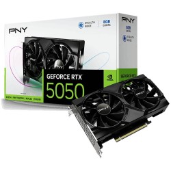 Buy RTX 5050 8GB PNY Dual Fan GDDR6 - RTX 5050 - Black, 8 GB GDDR6, 2317-2572 MH... in Cyprus, Nicosia, Limassol, Larnaka, Pafos