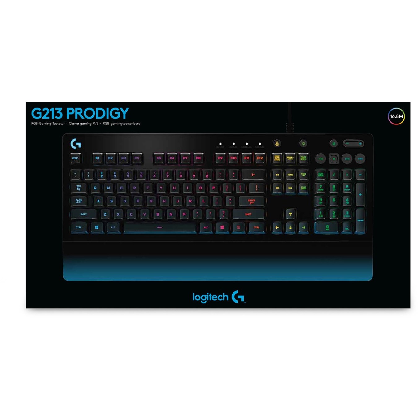 G213 PRODIGY GAMING KEYBOARD - G213 PRODIGY - Wired USB, 100% Full, Windows layout — Buy in Cyprus with Fast Delivery