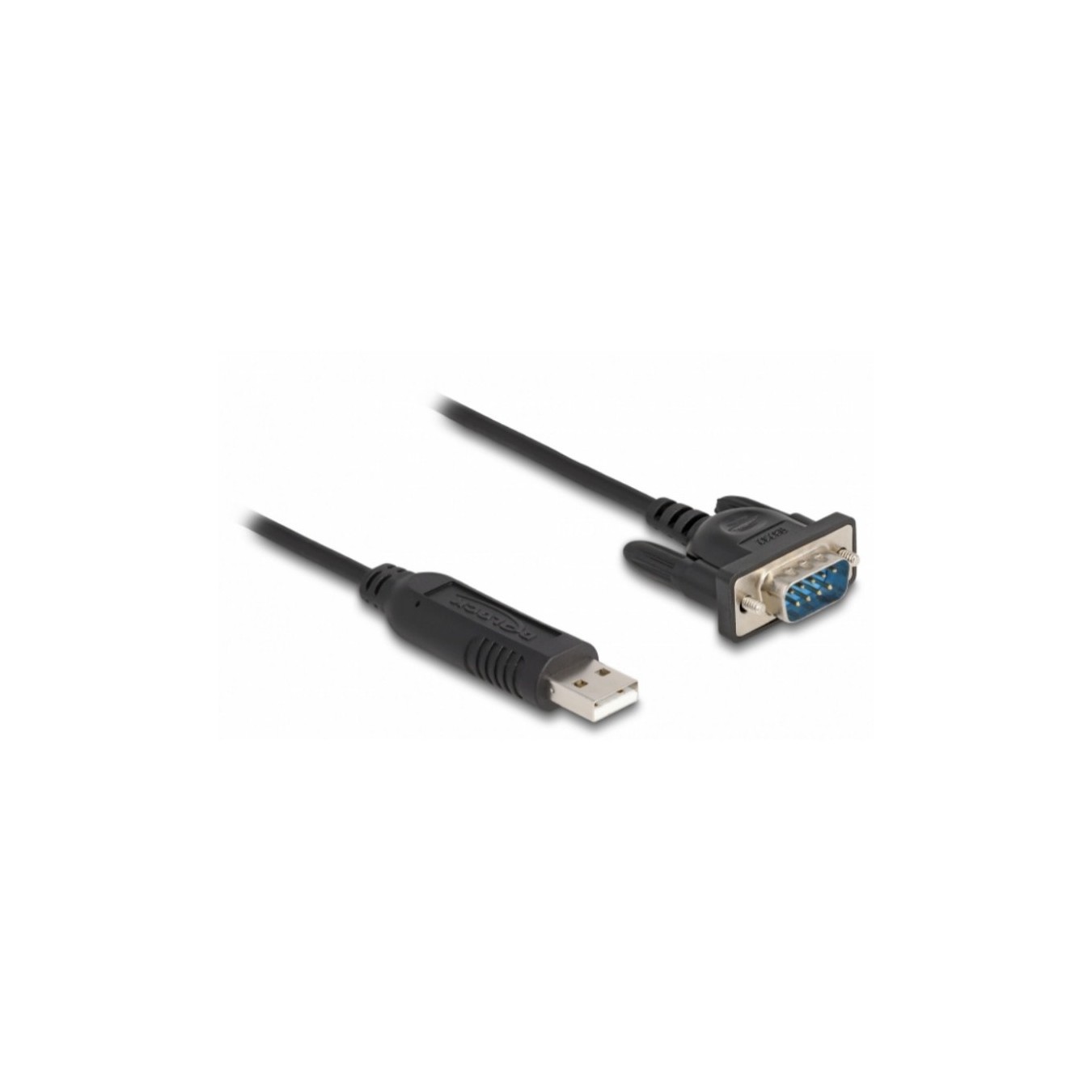 DELOCK USB 2.0 Type-A to RS-232 Serial Cable 50cm - (Color: Black) — Buy in Cyprus with Fast Delivery
