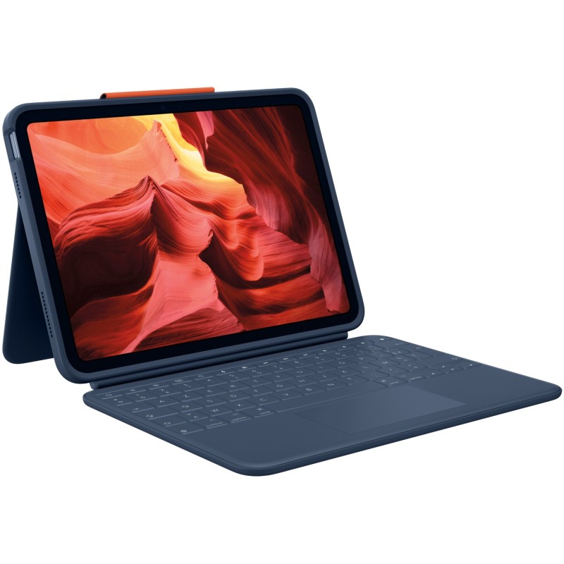 Buy Logitech Rugged Combo 4 Touch for iPad 10th Gen - Classic Blue (FR) AZERTY F... in Cyprus, Nicosia, Limassol, Larnaka, Pafos
