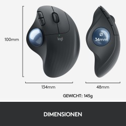 Logitech ERGO M575 Wireless Trackball Graphit - 910-006197 (Boxed) — Buy in Cyprus with Fast Delivery