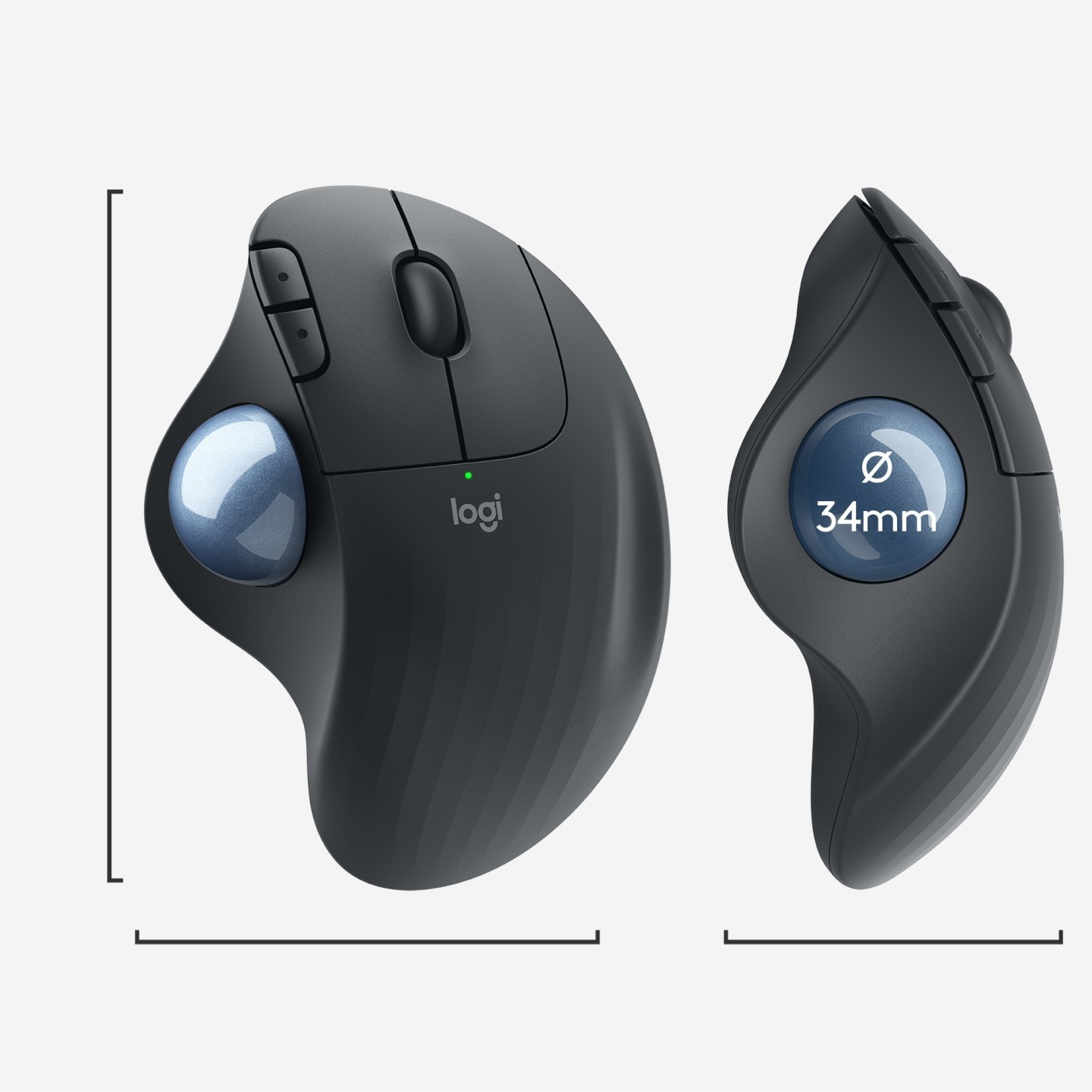 Logitech ERGO M575 Wireless Trackball Graphit - 910-006197 (Boxed) — Buy in Cyprus with Fast Delivery