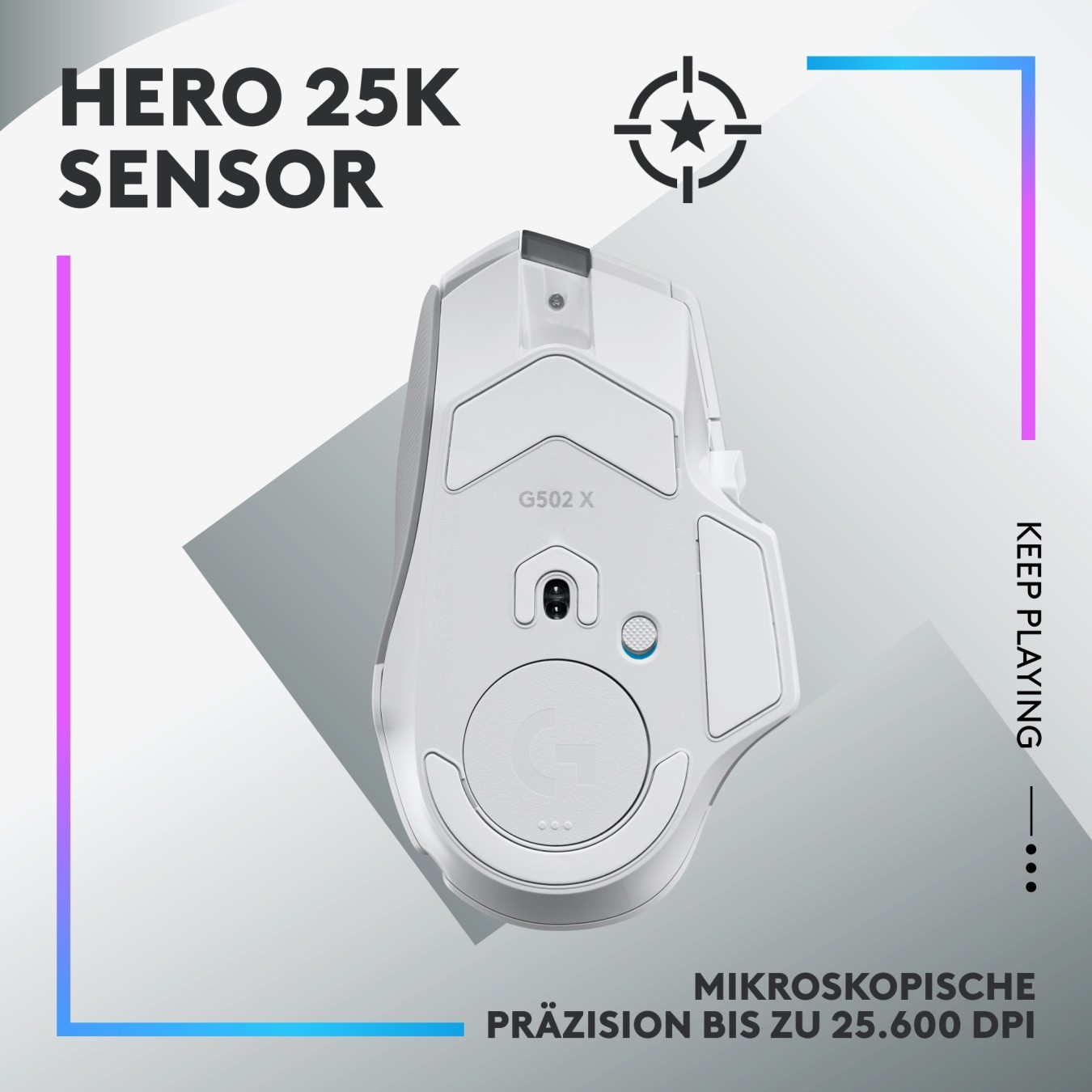 Logitech G502 X PLUS - EER2 - White Premium Wireless Mouse — Buy in Cyprus with Fast Delivery