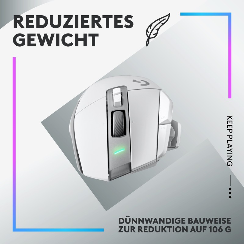 Buy Logitech G502 X PLUS - EER2 - White Premium Wireless Mouse in Cyprus, Nicosia, Limassol, Larnaka, Pafos