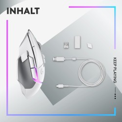 Buy Logitech G502 X PLUS - EER2 - White Premium Wireless Mouse in Cyprus, Nicosia, Limassol, Larnaka, Pafos