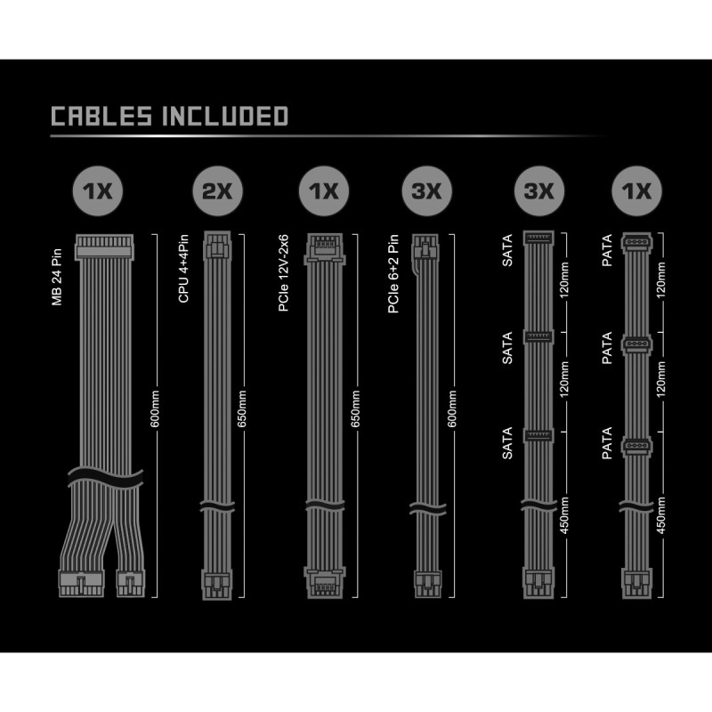 Buy 1000W ASRock Steel Legend SL-1000G - Black, ATX, 80+ Gold, Fully Modular PSU in Cyprus, Nicosia, Limassol, Larnaka, Pafos