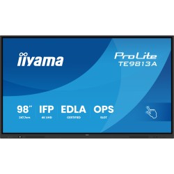 Buy iiyama ProLite TE9813A-B1AG - 97.5-inch IPS 4K Interactive IR Touch Display ... in Cyprus, Nicosia, Limassol, Larnaka, Pafos