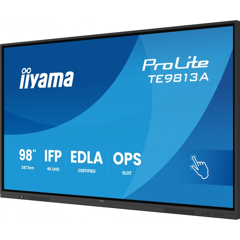Buy iiyama ProLite TE9813A-B1AG - 97.5-inch IPS 4K Interactive IR Touch Display ... in Cyprus, Nicosia, Limassol, Larnaka, Pafos