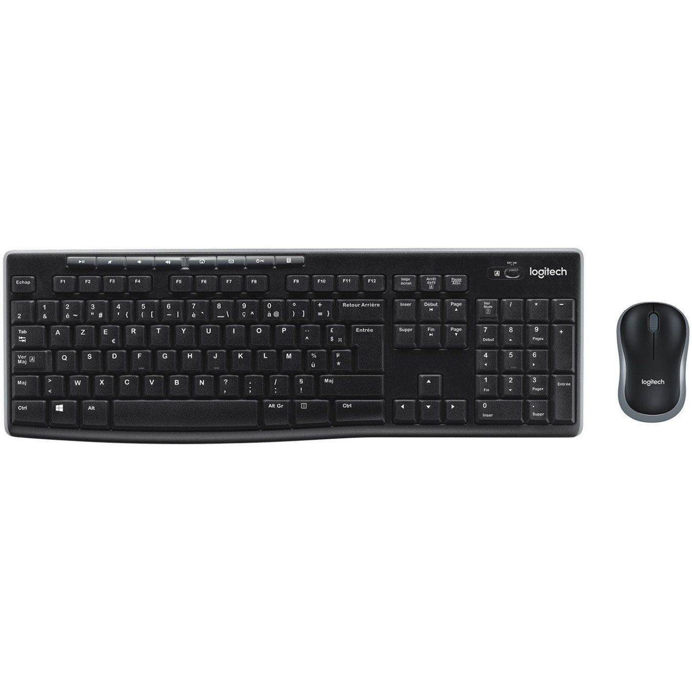 WIRELESS COMBO MK270 - MK270 - (2.4 GHz dongle, Windows layout, Full-size keyboard) — Buy in Cyprus with Fast Delivery