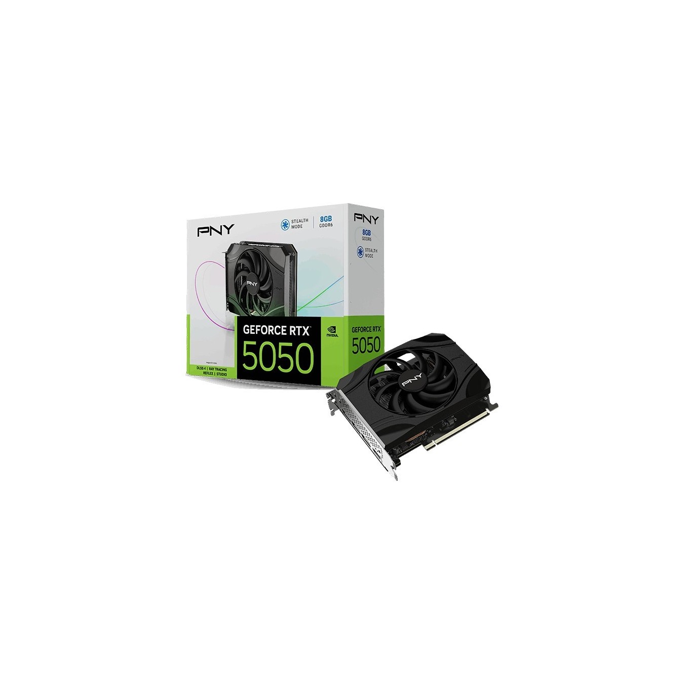 PNY GeForce RTX 5050 8GB - RTX 5050 - Black, GDDR6, 128-bit, PCIe 5.0 x8 — Buy in Cyprus with Fast Delivery