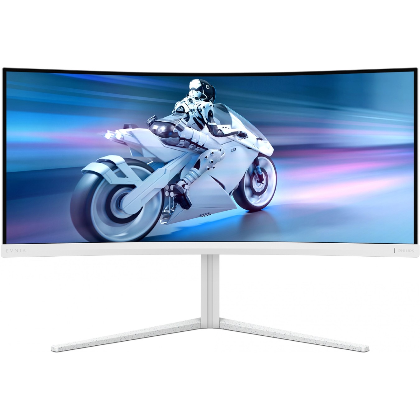 Philips 86.4cm (34.0') - 34M2C5501A - White, 34-inch UWQHD curved monitor, 2xHDMI+DP+USB, 180 Hz, 1 ms