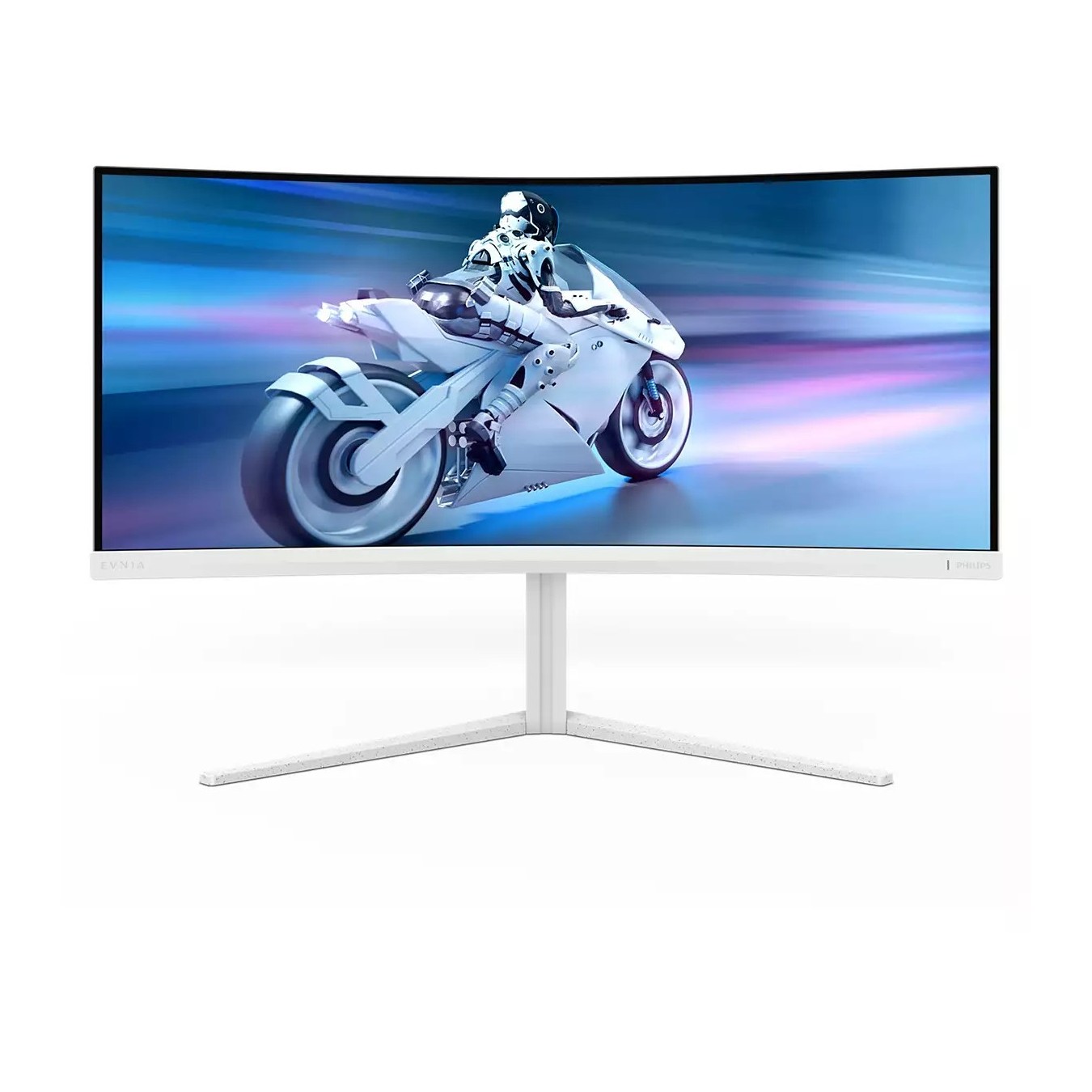 Philips 86.4cm (34.0') - 34M2C5501A - White, 34-inch UWQHD curved monitor, 2xHDMI+DP+USB, 180 Hz, 1 ms