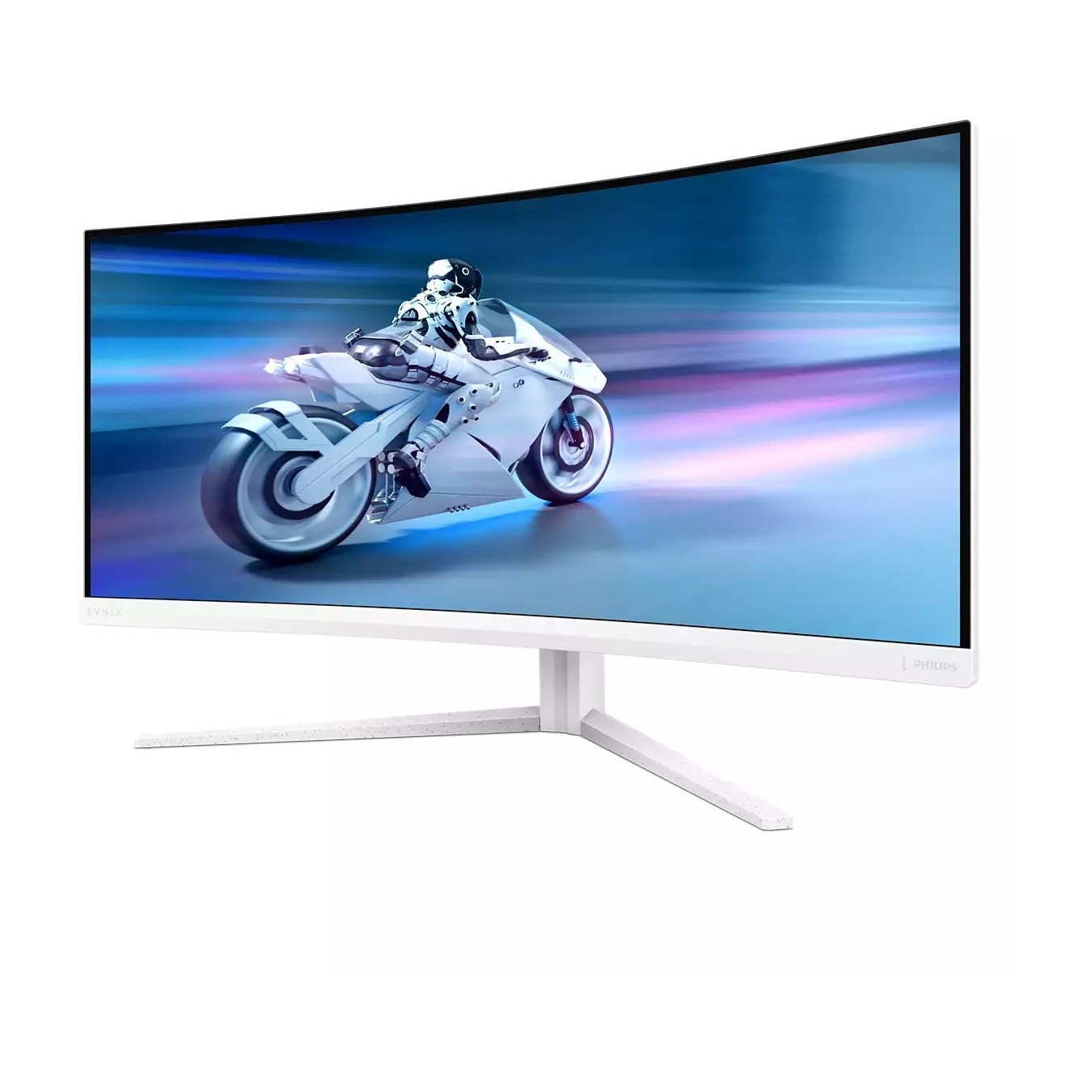 Philips 86.4cm (34.0') - 34M2C5501A - White, 34-inch UWQHD curved monitor, 2xHDMI+DP+USB, 180 Hz, 1 ms
