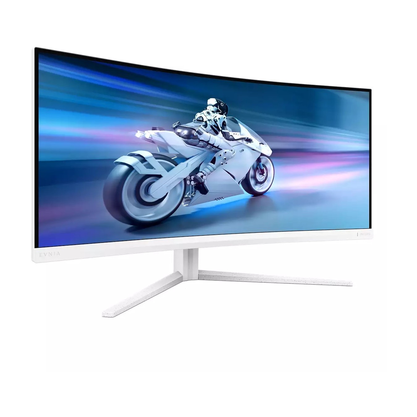 Philips 86.4cm (34.0') - 34M2C5501A - White, 34-inch UWQHD curved monitor, 2xHDMI+DP+USB, 180 Hz, 1 ms
