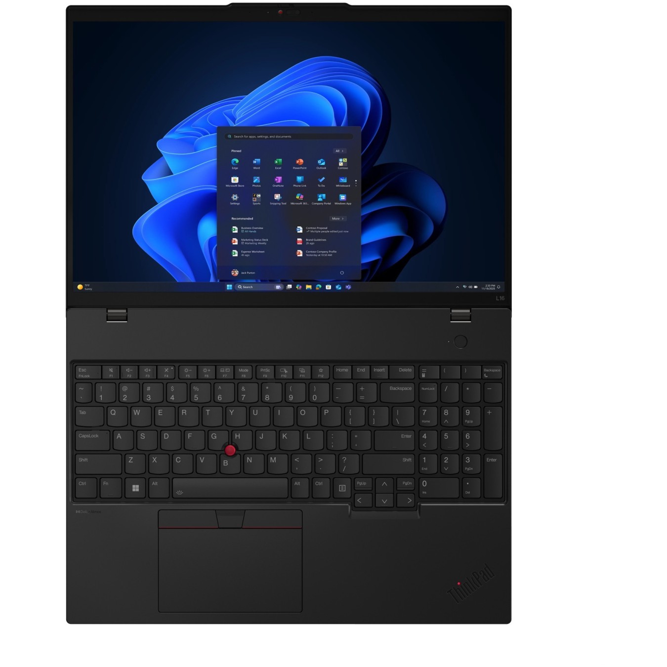 Lenovo ThinkPad L16 G2 R AI 7P 350 32GB - L16 G2 - 32GB RAM, 16-inch display, AI features — Buy in Cyprus with Fast Delivery