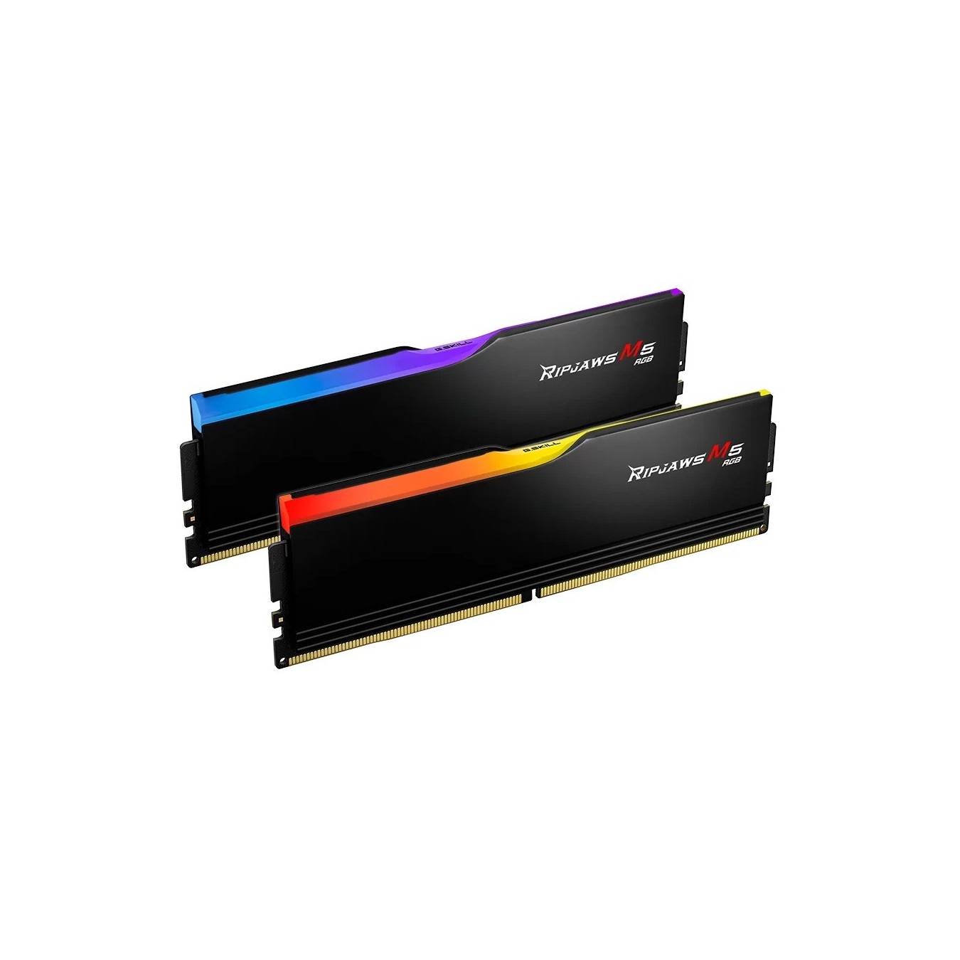 G.Skill Ripjaws M5 RGB DDR5-6000 (black) - F5-6000J2836G16GX2-RM5RK - 32 GB kit (2x16GB), Intel XMP