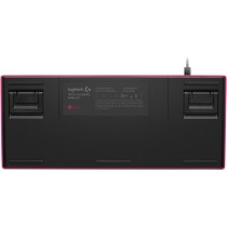 LOGITECH PRO X TKL RAPID - PRO X TKL RAPID - Magenta (US), QWERTY US International, Magnetic-mechanical switch, LED, Wired USB