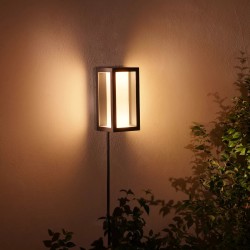 Buy Philips Hue White & Color Ambiance Impress Outdoor Wall Light - Black, 2x8W ... in Cyprus, Nicosia, Limassol, Larnaka, Pafos