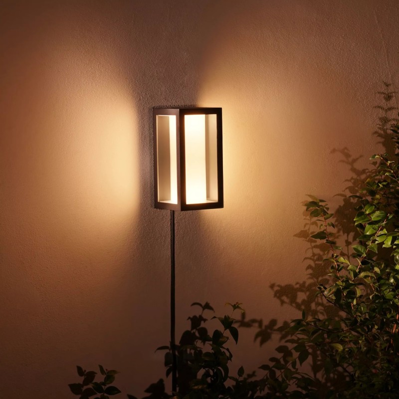 Buy Philips Hue White & Color Ambiance Impress Outdoor Wall Light - Black, 2x8W ... in Cyprus, Nicosia, Limassol, Larnaka, Pafos