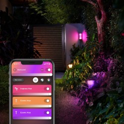 Buy Philips Hue White & Color Ambiance Impress Outdoor Wall Light - Black, 2x8W ... in Cyprus, Nicosia, Limassol, Larnaka, Pafos