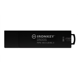 Buy Kingston IronKey USB-Stick 32GB - D500S - Black, USB 3.2 Gen1, AES-256, FIPS... in Cyprus, Nicosia, Limassol, Larnaka, Pafos