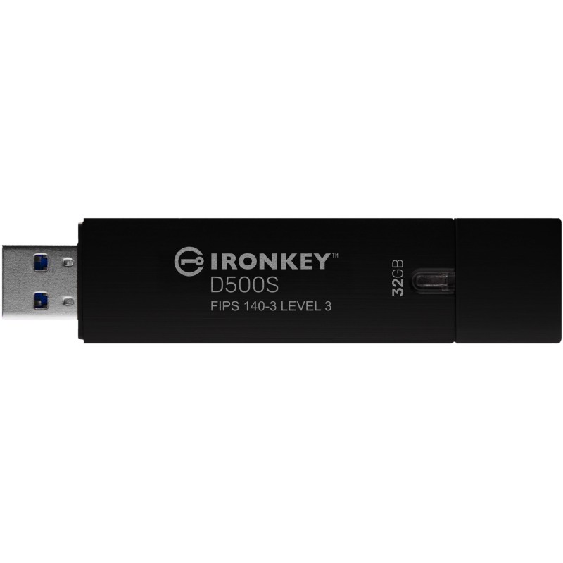 Buy Kingston IronKey USB-Stick 32GB - D500S - Black, USB 3.2 Gen1, AES-256, FIPS... in Cyprus, Nicosia, Limassol, Larnaka, Pafos