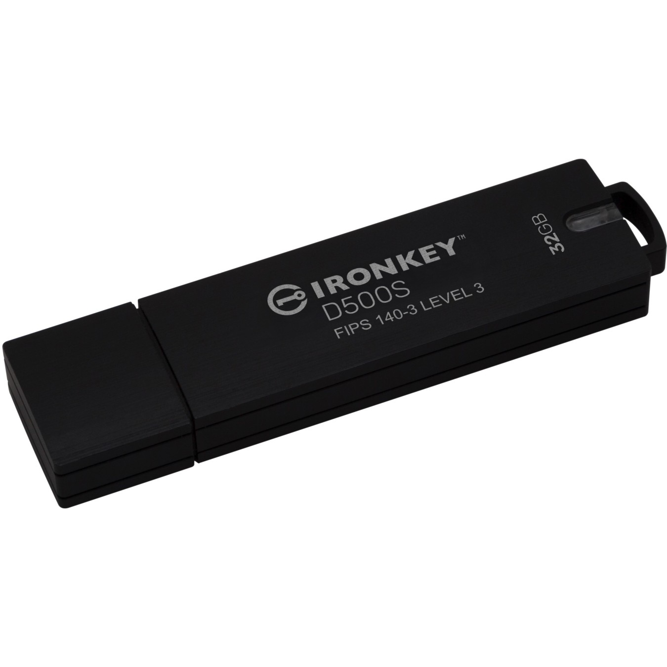 Kingston IronKey USB-Stick 32GB - D500S - Black, USB 3.2 Gen1, AES-256, FIPS 140-3 — Buy in Cyprus with Fast Delivery