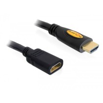 DELOCK HDMI Extension Cable with Ethernet - HDMI A Male to HDMI A Female - High Speed, 2 m — Buy in Cyprus with Fast Delivery