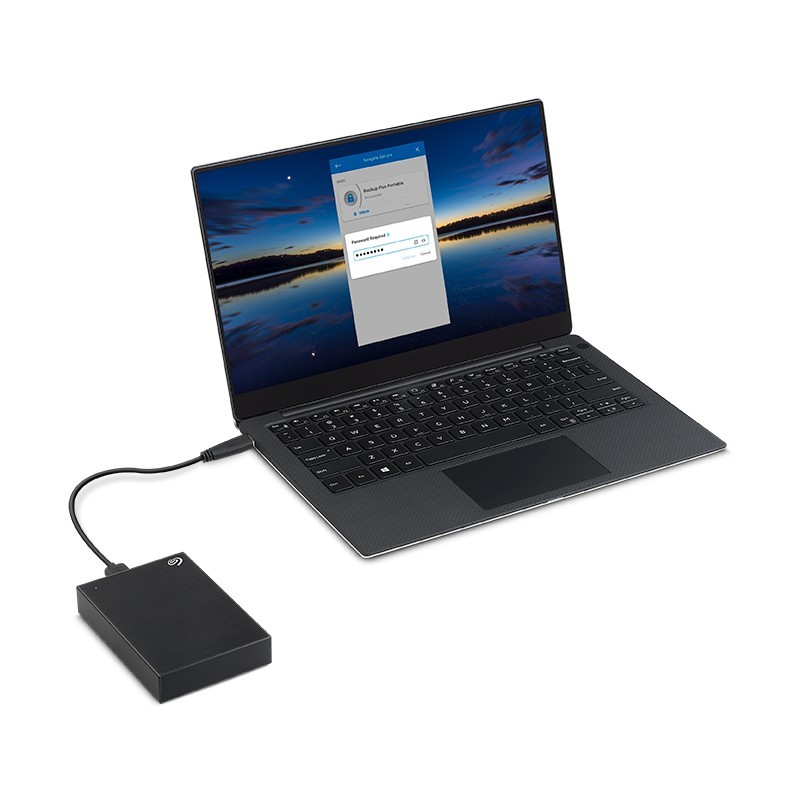 Buy SEAGATE One Touch 5 TB portable external HDD with Password Protection - Black in Cyprus, Nicosia, Limassol, Larnaka, Pafos