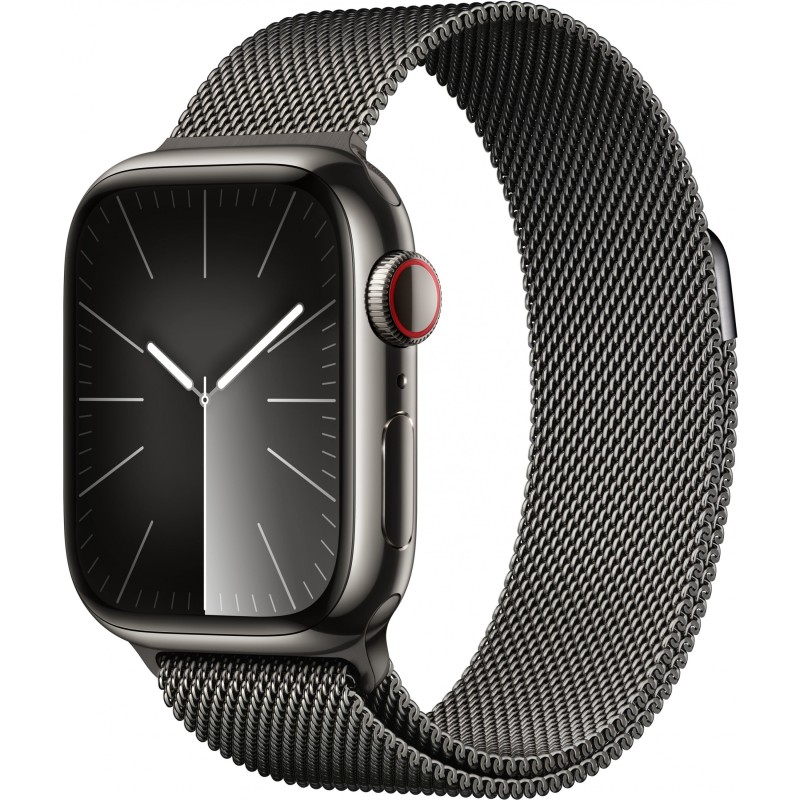 Buy Apple Watch S9 Cellular Stainless Steel 41mm Graphite Milanese Band - NEW in Cyprus, Nicosia, Limassol, Larnaka, Pafos