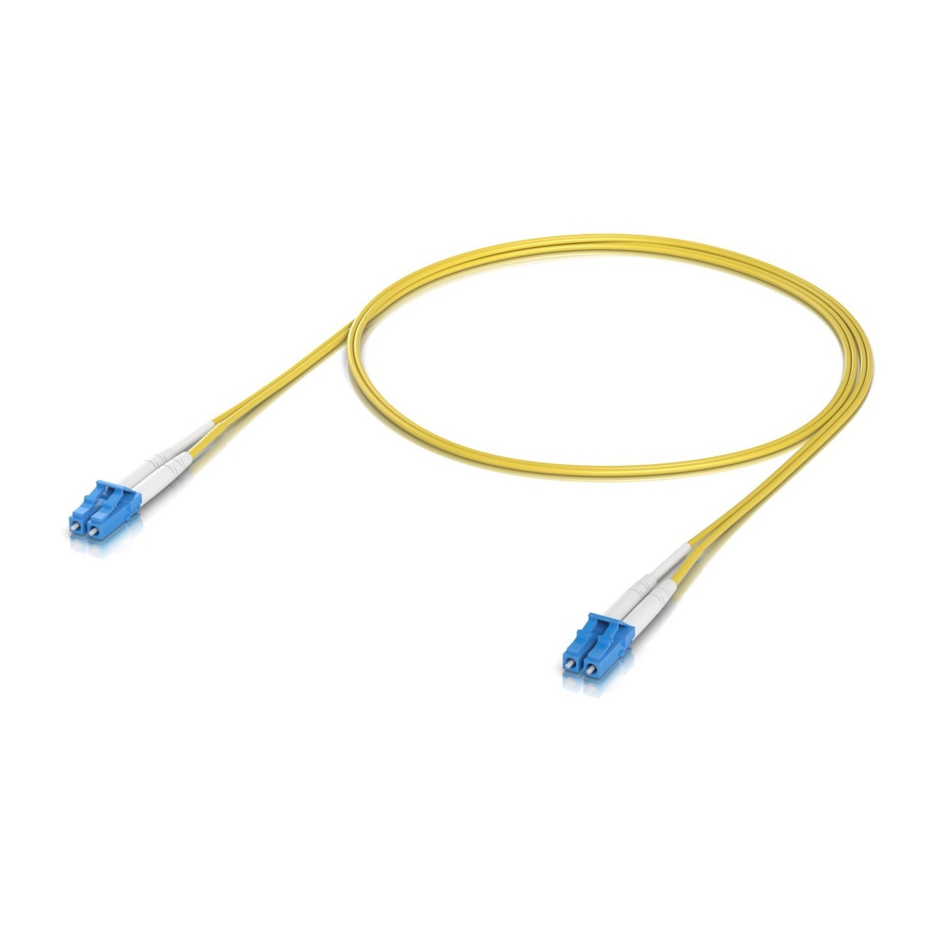 Ubiquiti Fiber Patch Cable - UACC-OFC-S2-LULU-1M-50 - OS2 single-mode, LC-LC, 1 m, Yellow, 50-pack