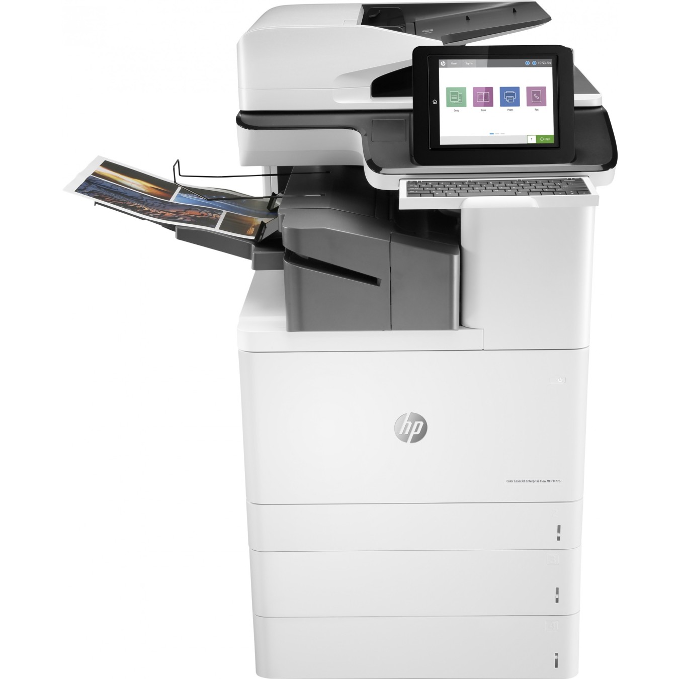 HP LaserJet Enterprise Flow MFP M776zs - Color Laser Multifunction Printer - 1750-sheet capacity, USB 2.0 LAN Wi-Fi