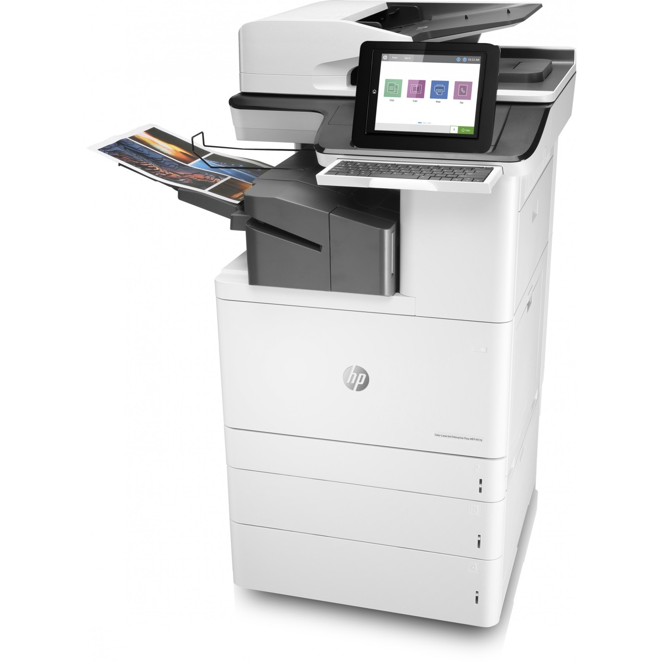 HP LaserJet Enterprise Flow MFP M776zs - Color Laser Multifunction Printer - 1750-sheet capacity, USB 2.0 LAN Wi-Fi