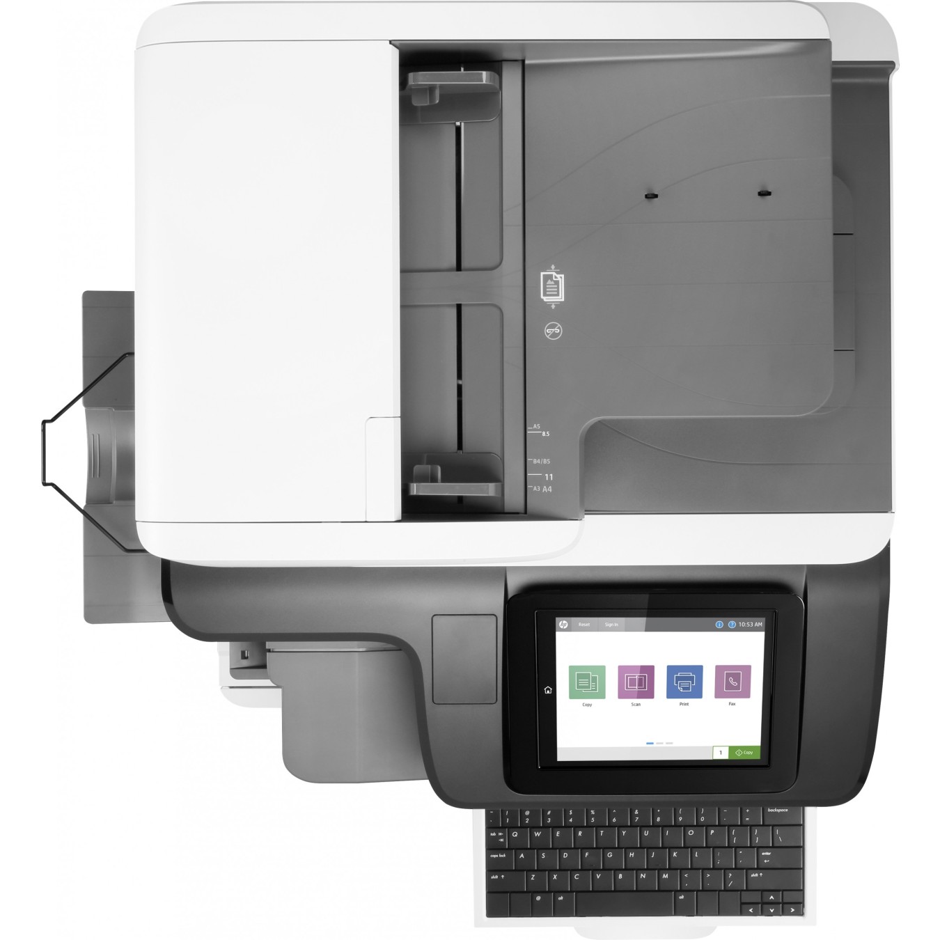 HP LaserJet Enterprise Flow MFP M776zs - Color Laser Multifunction Printer - 1750-sheet capacity, USB 2.0 LAN Wi-Fi