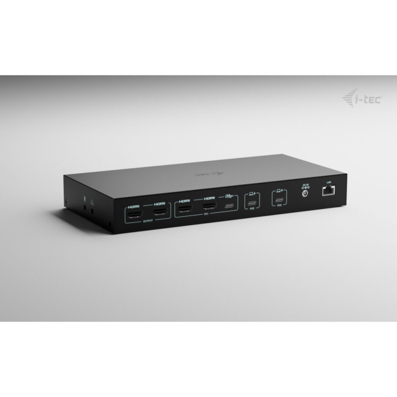 Buy D I-TEC USB-C KVM DOCKING STATION - Black, Dual display, 4x HDMI 2.0, 2x USB... in Cyprus, Nicosia, Limassol, Larnaka, Pafos