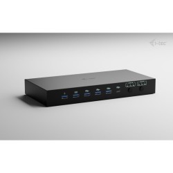 Buy D I-TEC USB-C KVM DOCKING STATION - Black, Dual display, 4x HDMI 2.0, 2x USB... in Cyprus, Nicosia, Limassol, Larnaka, Pafos