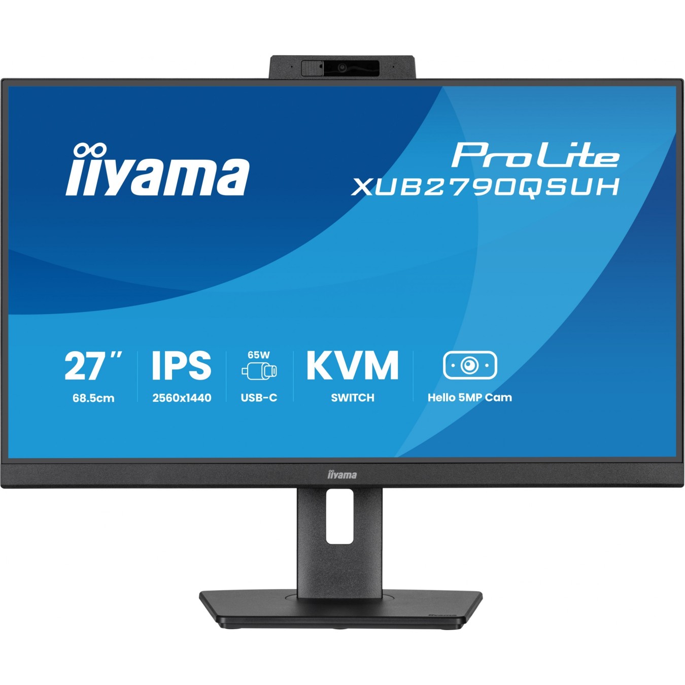 IIYAMA TFT - XUB2790QSUH - 27'' IPS QHD (2560x1440), HDMI/DP/USB-C, KVM hv, Black — Buy in Cyprus with Fast Delivery