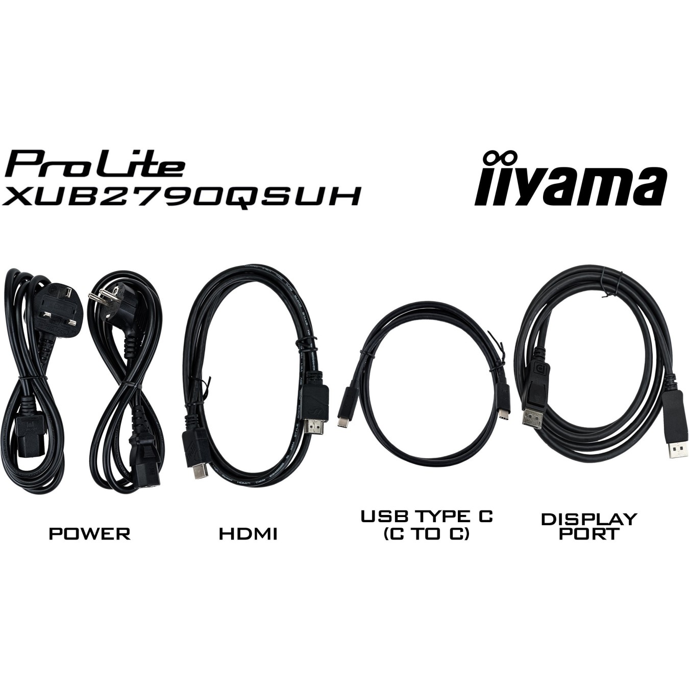 IIYAMA TFT - XUB2790QSUH - 27'' IPS QHD (2560x1440), HDMI/DP/USB-C, KVM hv, Black — Buy in Cyprus with Fast Delivery