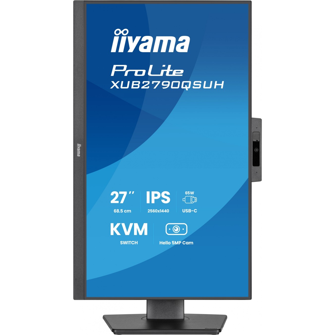 IIYAMA TFT - XUB2790QSUH - 27'' IPS QHD (2560x1440), HDMI/DP/USB-C, KVM hv, Black — Buy in Cyprus with Fast Delivery