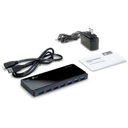 Buy TP-Link 7-Port USB 3.0 Hub - UH700 - Black, 5Gbps, External Power in Cyprus, Nicosia, Limassol, Larnaka, Pafos