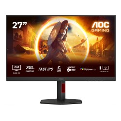 AOC Q27G4ZR 27-inch 2560x1440 240Hz Fast IPS Gaming Monitor (Boxed) — Buy in Cyprus with Fast Delivery
