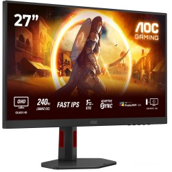 AOC Q27G4ZR 27-inch 2560x1440 240Hz Fast IPS Gaming Monitor (Boxed) — Buy in Cyprus with Fast Delivery