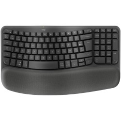Buy Logitech ERGO Wave Keyboard Graphite - Characteristics (Graphite, AZERTY, Fu... in Cyprus, Nicosia, Limassol, Larnaka, Pafos