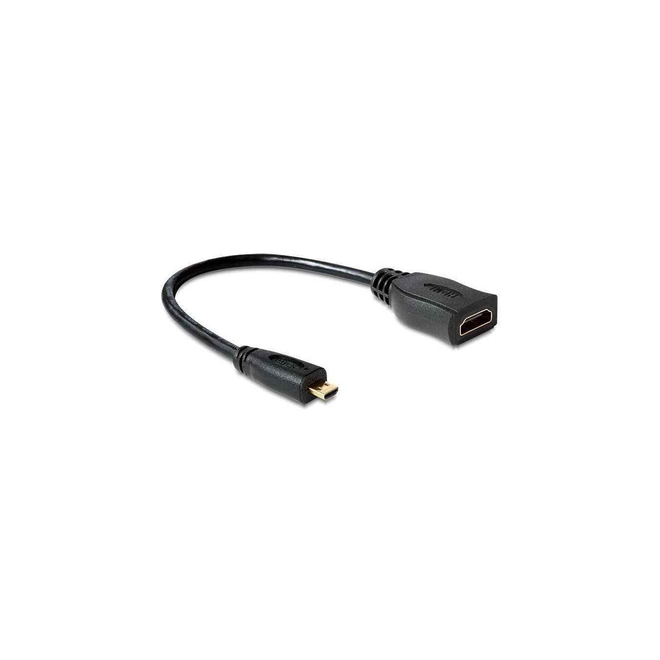 DELOCK Micro HDMI to HDMI Adapter Cable - 23 cm length — Buy in Cyprus with Fast Delivery